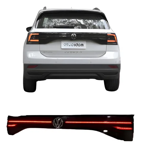 Aplique Moldura Lanterna Da Tampa Traseira Vw T Cross Tcross