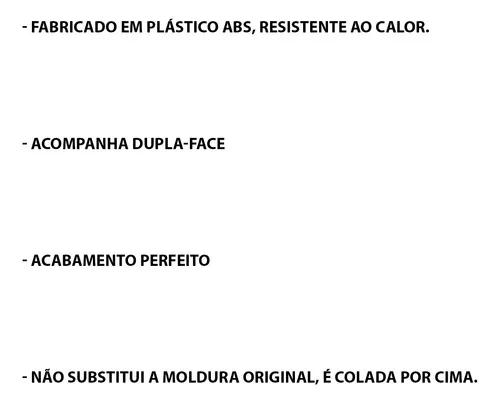 Imagem do produto Moldura Capa Painel Central Difusor Corsa Montana Plástico