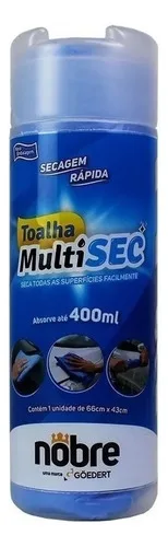 Toalha Multisec Automotiva Seca Não Risca Efeito Pano Mágico Cor Azul