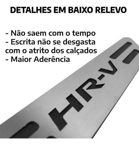 Imagem do produto Soleiras Proteção De Porta Carros Premium Aço Inox