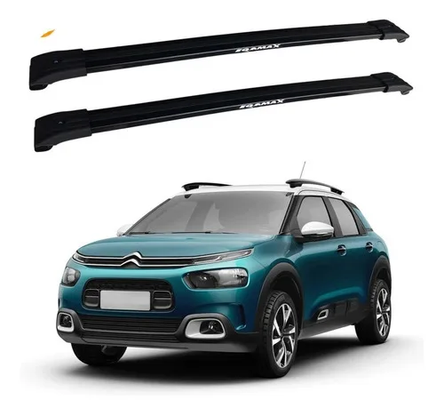 Rack Travessa Larga Eqmax Preto Citroen C4 Cactus 2019/2024