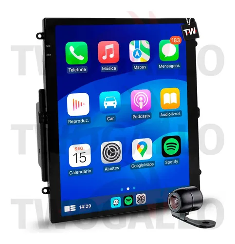 Imagem do produto Central Multimídia Tesla Android Sonata Carplay Gps Sem Fio