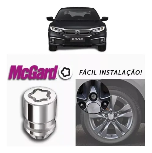 Imagem do produto Parafuso Antifurto Trava Porca Roda Original Honda Civic Hrv