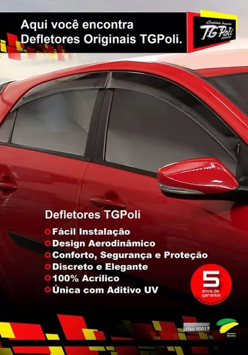 Imagem do produto Calha Defletor De Chuva Para Renault Captur 16/23 Tg Poli