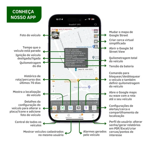 Imagem do produto Rastreador Veicular Gps Com Chip E Aplicativo Em Tempo Real!