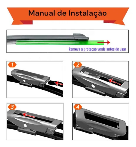 Imagem do produto Kit Palheta Limpador Parabrisa Silicone Argo 2017 À 2024