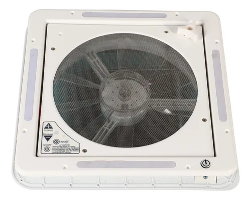Ventilador De Teto Para Motorhome 12v Rv Roof 4 Led Admin Ou