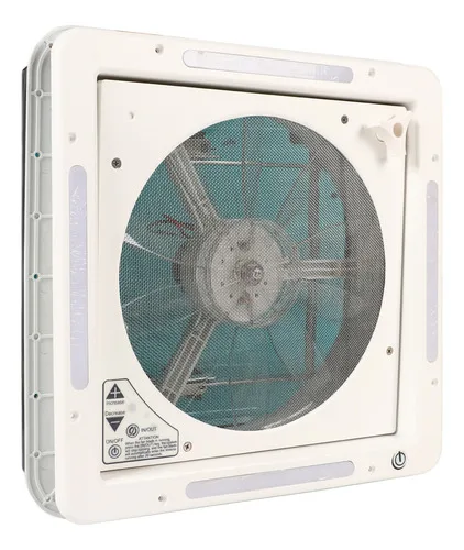 Imagem do produto Ventilador De Teto Para Motorhome 12v Rv Roof 4 Led Admin Ou