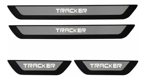 Imagem do produto Soleira Iluminada Led Aço Inox Escovado Gm Tracker 2018 2019