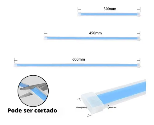 Imagem do produto Fita Led Automotiva 60cm 12v Farol Drl + Seta Sequencial
