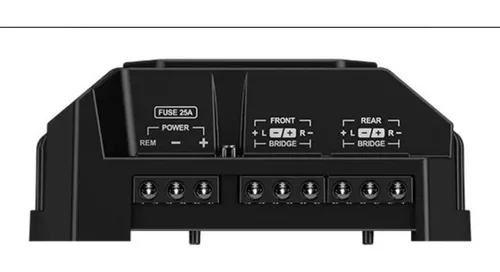 Imagem do produto Modulo De Potencia Iron Line 400.4 Rms 2ohms 4 Canais Stetsom Cor Preto