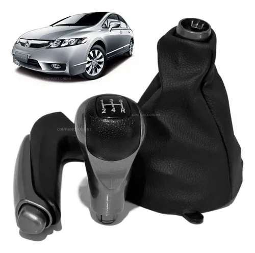 Imagem do produto Manopla Coifa Capa Freio De Mão Honda New Civic 2008 2009