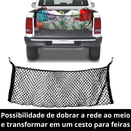 Imagem do produto Rede Tela Organizadora Caçamba Pickup Ranger Toro Hilux S10