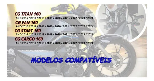 Imagem do produto Protetor Stunt Race Titan 160 Fan 160 Street Cage Preto