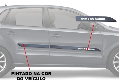Imagem do produto Friso Lateral Porta Ford Ecosport Branco Ártico 2016 A 2020
