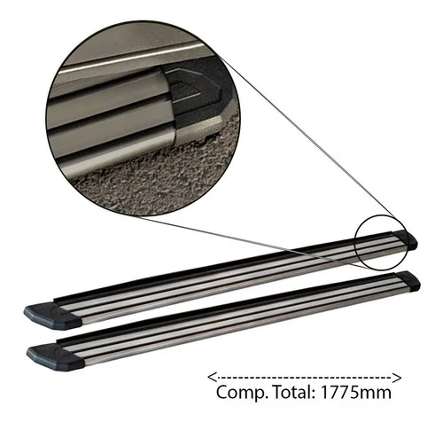 Imagem do produto Estribo Captur 2017 A 2020 Grafite Aluminio Slim