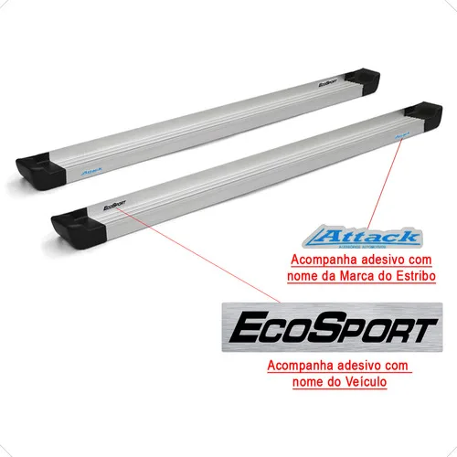 Imagem do produto Estribo Natural Plataforma Antiderrapante Ecosport 2015 2016
