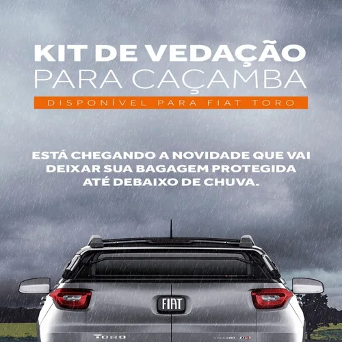 Imagem do produto Kit De Vedação Caçamba Capota Maritima Fiat Toro 2017 Keko
