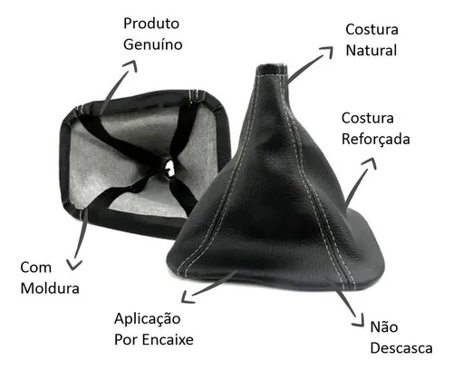 Imagem do produto Coifa Alavanca Câmbio Tração Hilux Sw4 Srv 2006/2015 C/base