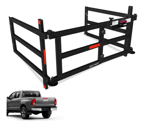 Extensor Caçamba Hilux 2020 2021 Dobravel Edd Preto