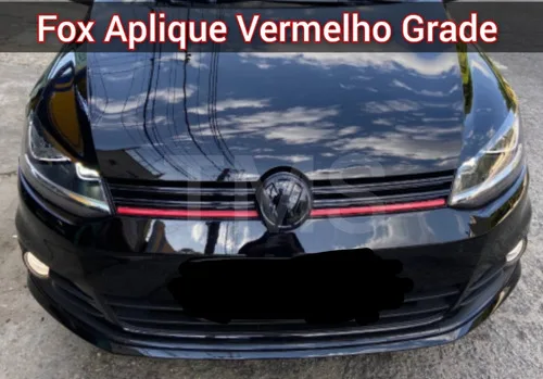 Imagem do produto Friso Aplique Detalhe Vermelho Grade Fox Volkswagen