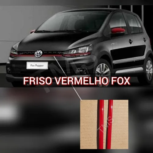 Imagem do produto Friso Aplique Detalhe Vermelho Grade Fox Volkswagen