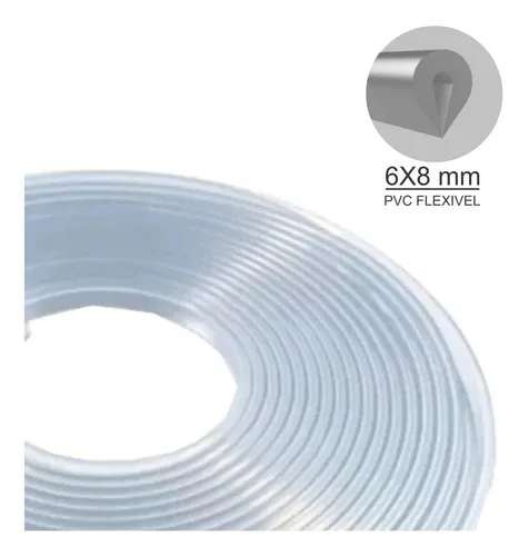 Imagem do produto Borracha Protetora Borda Veículos - 10mt - Transparente