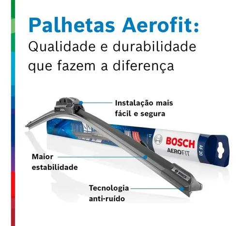 Imagem do produto Par Limpador Para-brisa Paleta Original Bosch Aerofit