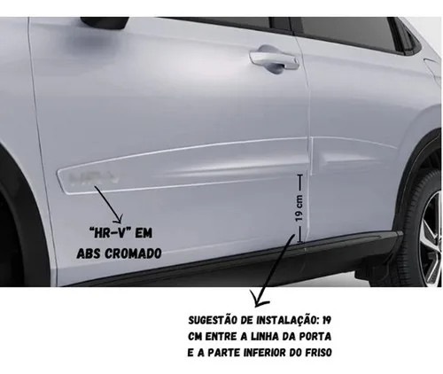 Imagem do produto Friso Lateral Pintado Com Nome Honda New Hrv 23/25