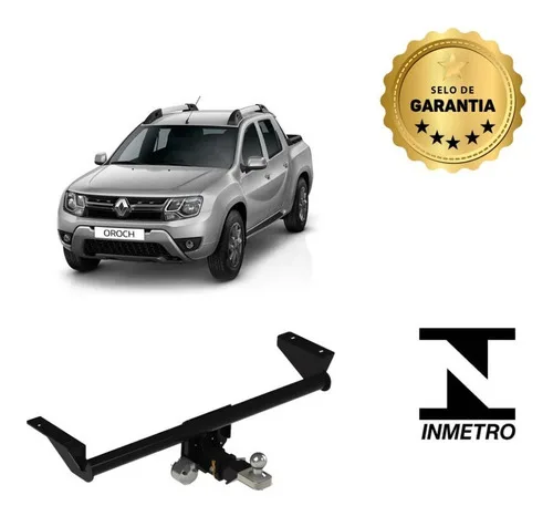 Imagem do produto Engate Reboque Duster Oroch 2016 A 2019 2020 Removível 800kg