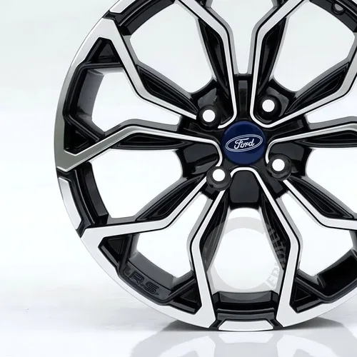 Imagem do produto Krmai Jogo De Rodas Aro 14 Ford Fiesta E Ford Ka Bicos Esportiva Cor Preto Diamantado 4x108