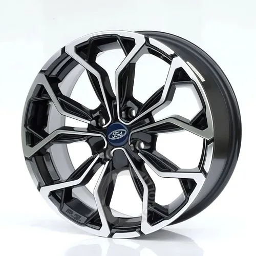 Imagem do produto Krmai Jogo De Rodas Aro 14 Ford Fiesta E Ford Ka Bicos Esportiva Cor Preto Diamantado 4x108