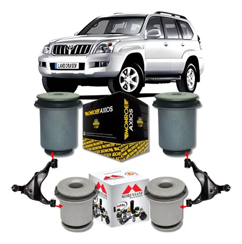 Kit Buchas Balança Inferior Land Cruiser Prado 02/ Axios