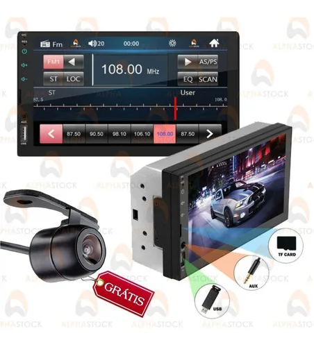 Imagem do produto Central Multimidia Ecosport 2008 Camera Ré Bluetooth Espelha