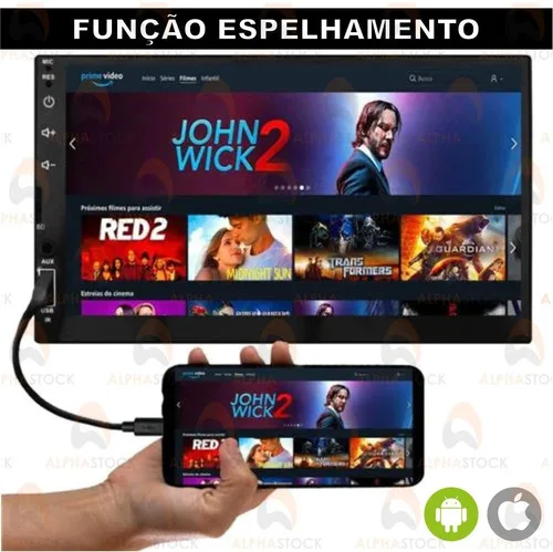 Imagem do produto Central Multimidia Ecosport 2008 Camera Ré Bluetooth Espelha