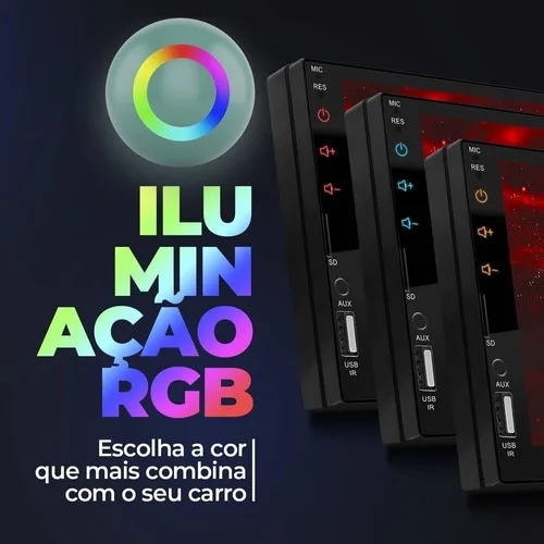 Imagem do produto Central Multimidia Ecosport 2008 Camera Ré Bluetooth Espelha