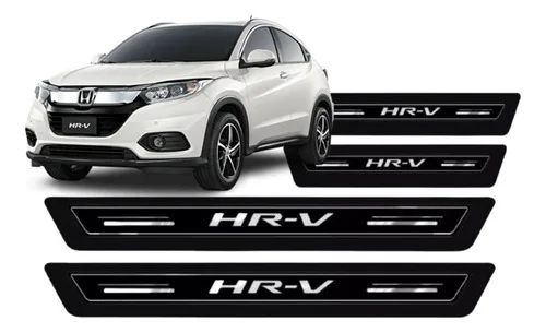 Soleira Proteção Porta Resinada New Hr-v Hrv 2024 2025 Preto