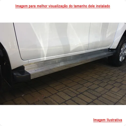 Imagem do produto Estribo Hilux Cabine Dupla 2020 2021 2022 Prime Preto