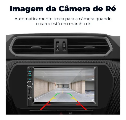 Imagem do produto Central Multimídia First Option 7810h Com Espelhamento E Bluetooth Cor Preto