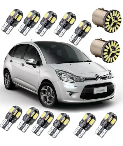 Kit Lampadas Led Premium Xsara Picasso C3 Air Cross Teto