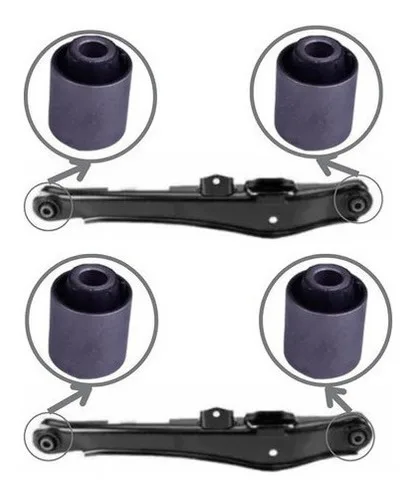 Imagem do produto Jogo Kit 16 Buchas Suspensão Traseira Outlander 2006 A 2016