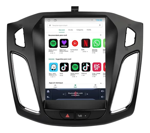 Imagem do produto Multimidia Tesla Focus 2014/2019 Android Carplay 2gb 32gb