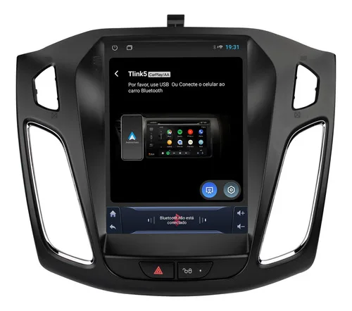 Imagem do produto Multimidia Tesla Focus 2014/2019 Android Carplay 2gb 32gb