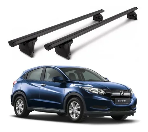 Rack P/ Longarinas Eqthor Alum Honda Hr-v 2015/2022 Preto