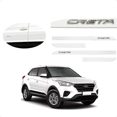 Friso Branco Lateral Borrachão Creta 2016 A 2018