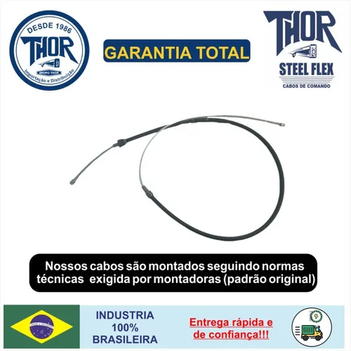 Imagem do produto Par De Cabo Freio Mão Fox Space Fox Polo 2004 A 2022 1582mm