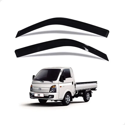 Calha De Chuva Defletor Preto Fumê Hyundai Hr 2 Portas
