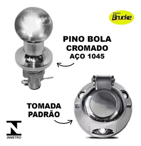 Imagem do produto Engate Reboque Oroch 2015 16 17 18 19 20 21 22 23 2024-700kg