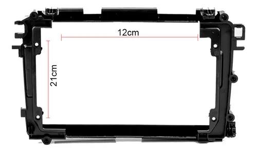 Imagem do produto Moldura 2 Din Honda Hr-v Black Piano 9 Polegadas Expex