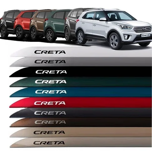 Friso Lateral Hyundai Creta 2017 A 2024 Cores Originais Pcd